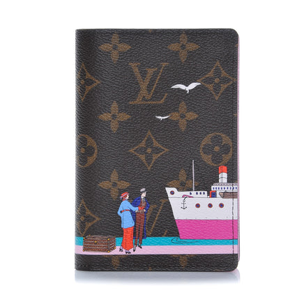 Louis Vuitton Monogram 2016 Christmas Animation Passport Cover Rose Ballerine 1 of 7