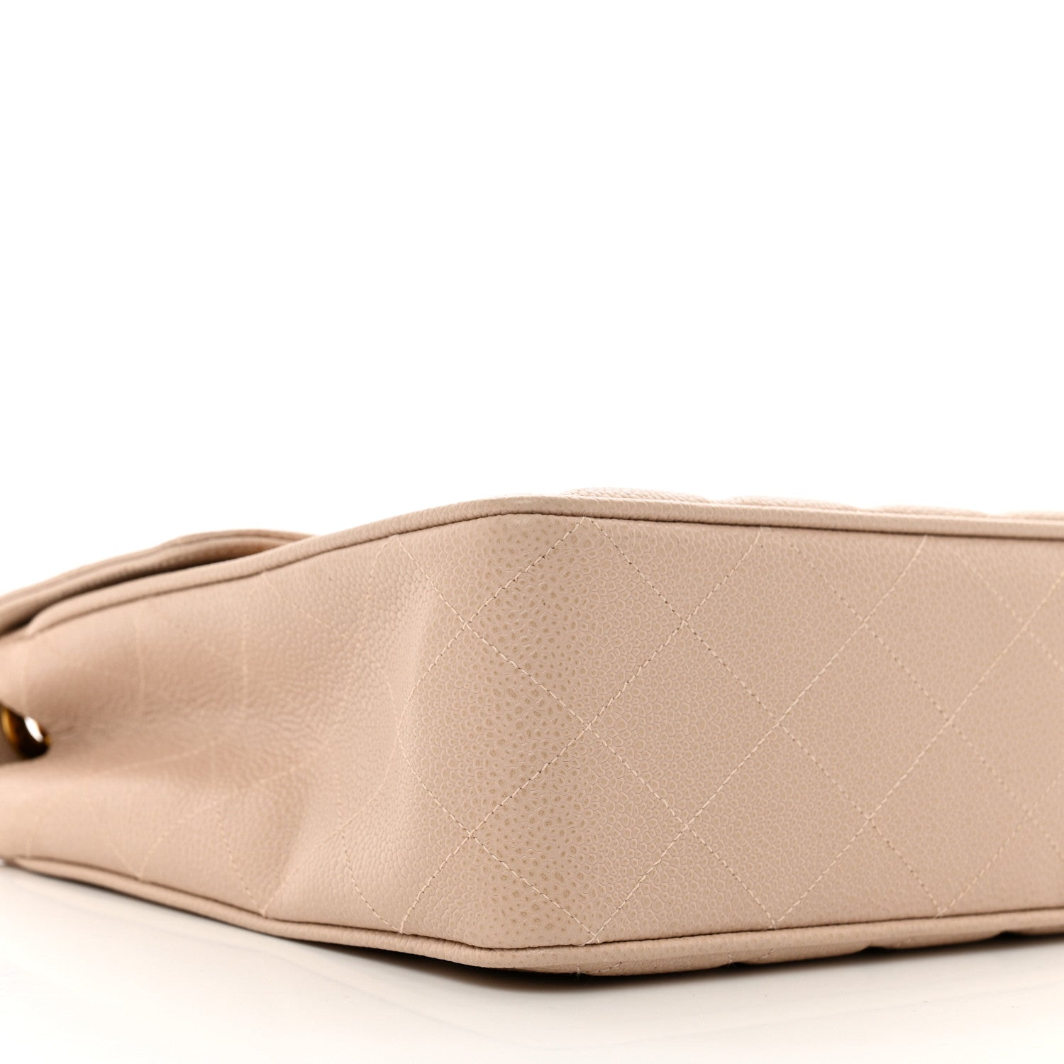 Chanel Caviar Quilted Jumbo Single Flap Beige 10 of 14