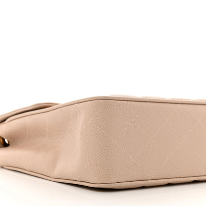 Chanel Caviar Quilted Jumbo Single Flap Beige 10 of 14