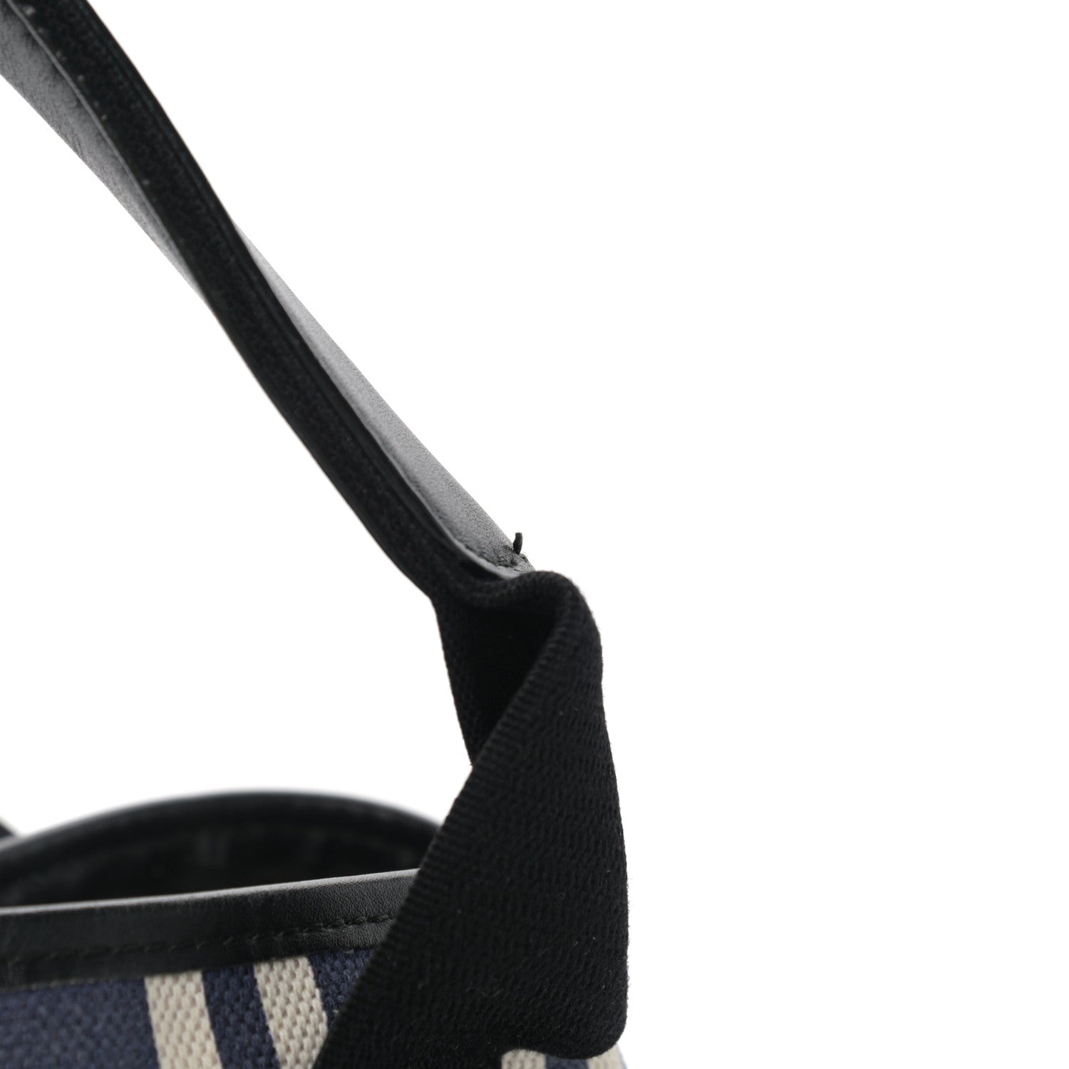 Balenciaga Canvas Striped S Navy Cabas Navy 17 of 17