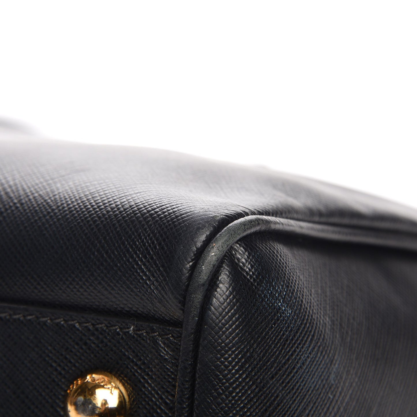 Saffiano Lux Bowler Black