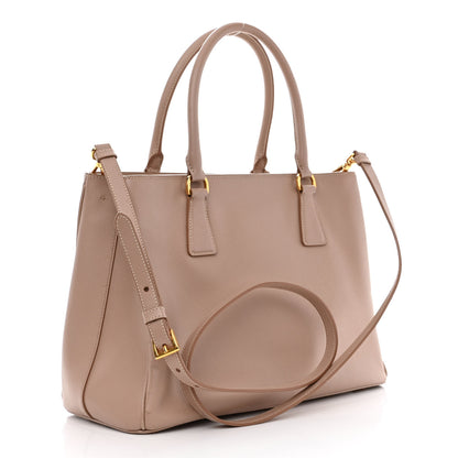 Prada Saffiano Medium Galleria Double Zip Tote Cammeo 3 of 9