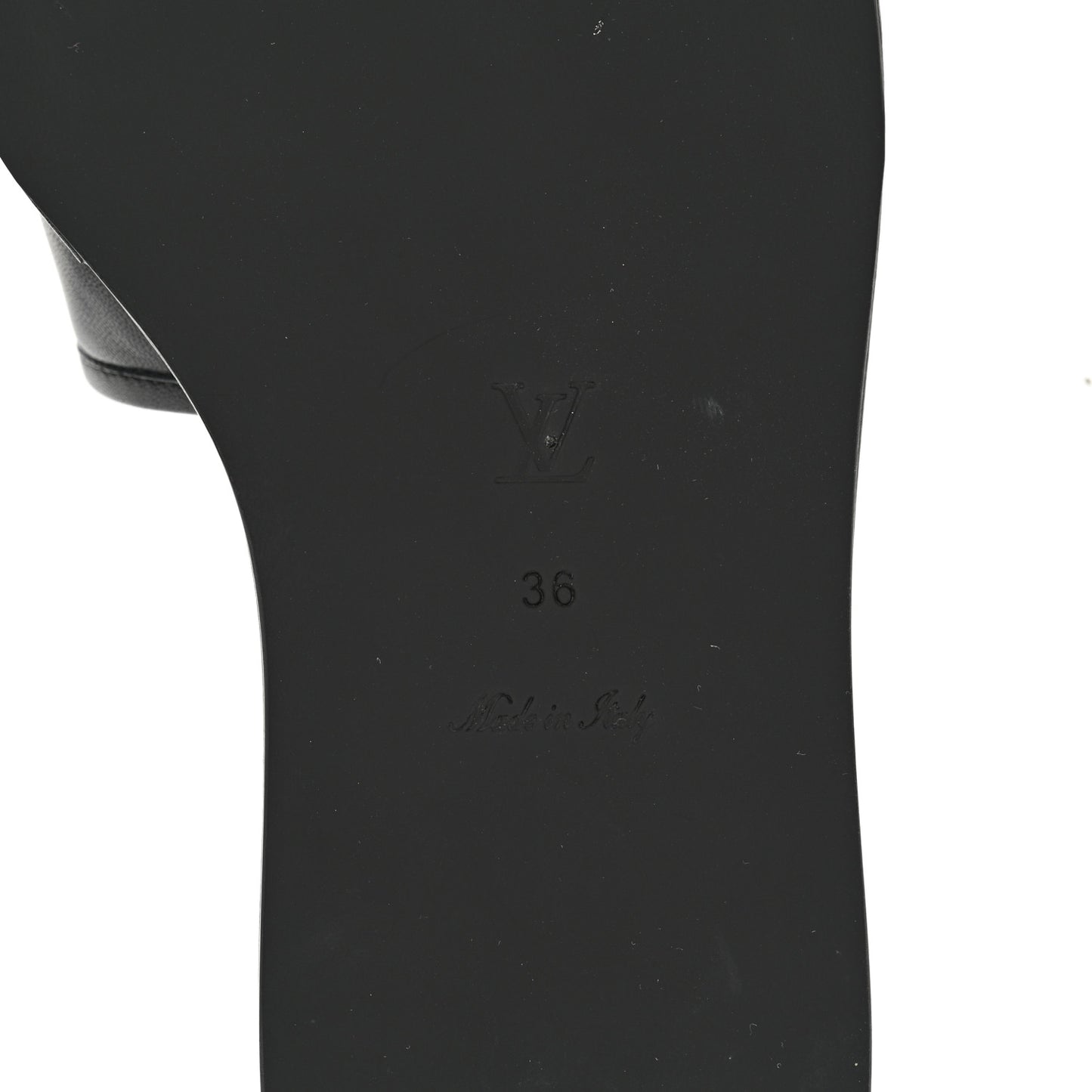 Lambskin Magnetic Flat Mule 36 Black