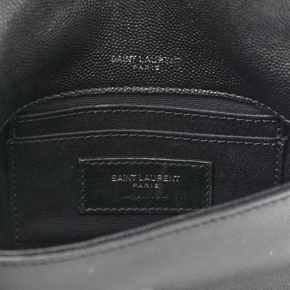 Saint Laurent Grain De Poudre Monogram Toy West Hollywood Fold-Over Bag Black 7 of 9