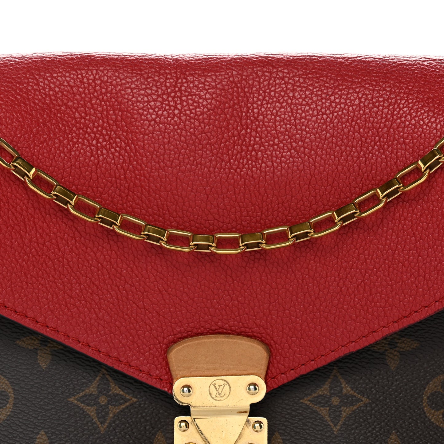 Monogram Pallas Chain Cherry