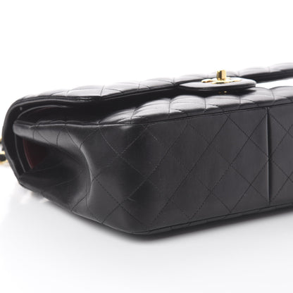 Chanel Lambskin Quilted Jumbo Double Flap Black 5 of 9