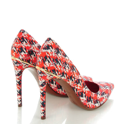 Louis Vuitton Silk Print Eyeline Pumps 38 4 of 9