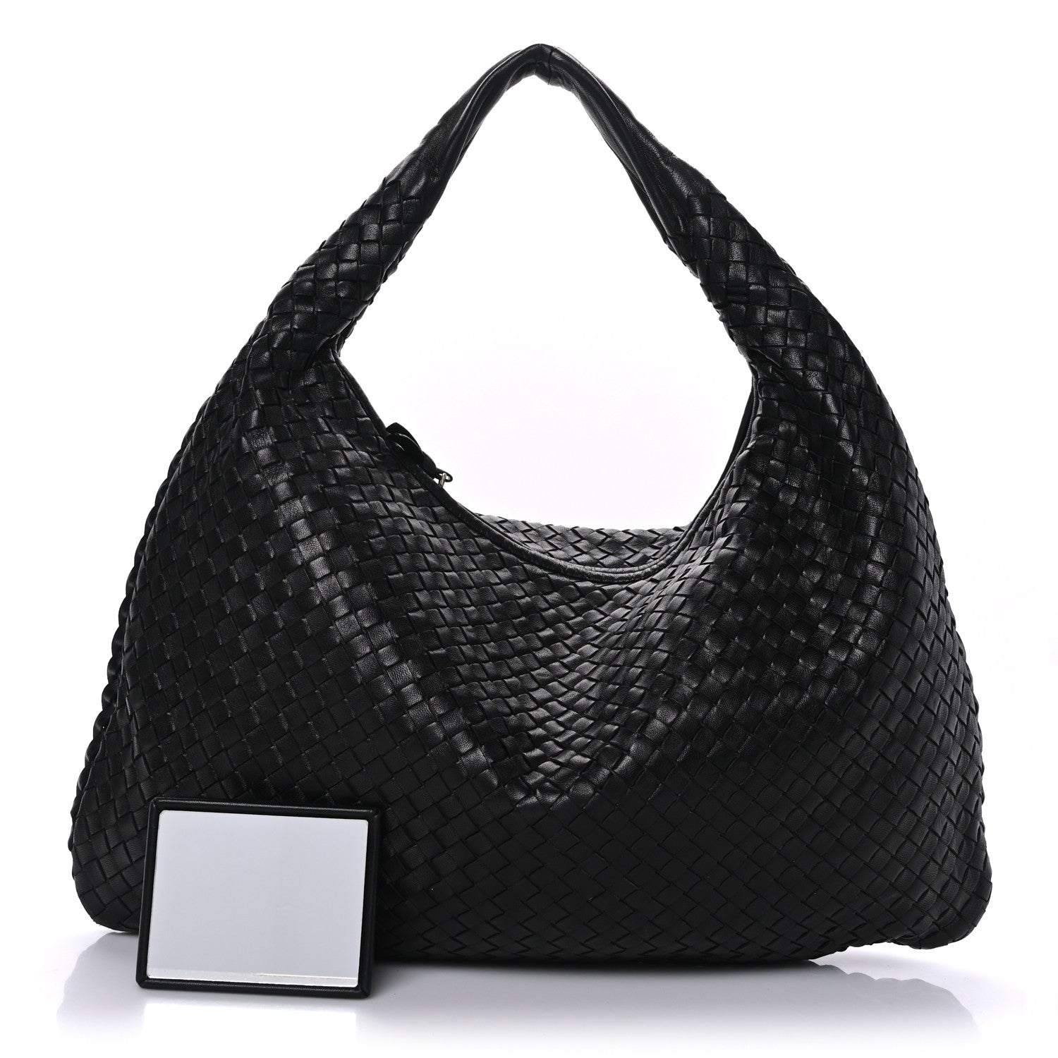 Bottega Veneta Nappa Intrecciato Large Veneta Hobo Black 3 of 9