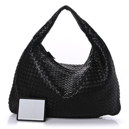 Bottega Veneta Nappa Intrecciato Large Veneta Hobo Black 3 of 9