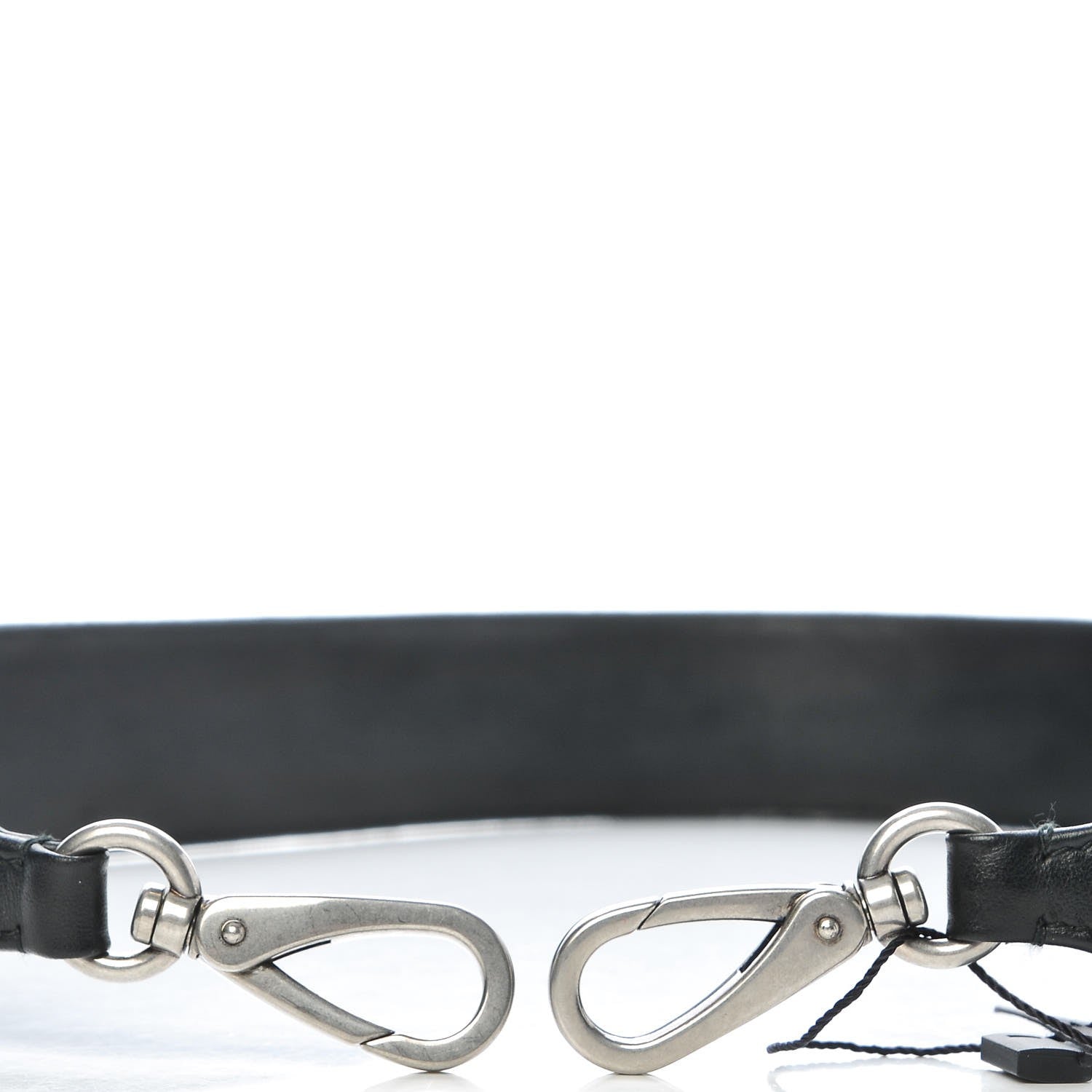 Miu Miu MIU MIU Denim Embroidered Strap Blue 3 of 4