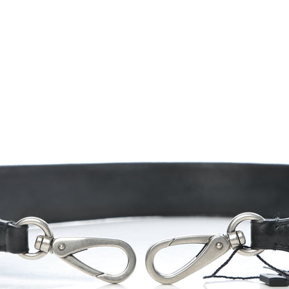 Miu Miu MIU MIU Denim Embroidered Strap Blue 3 of 4