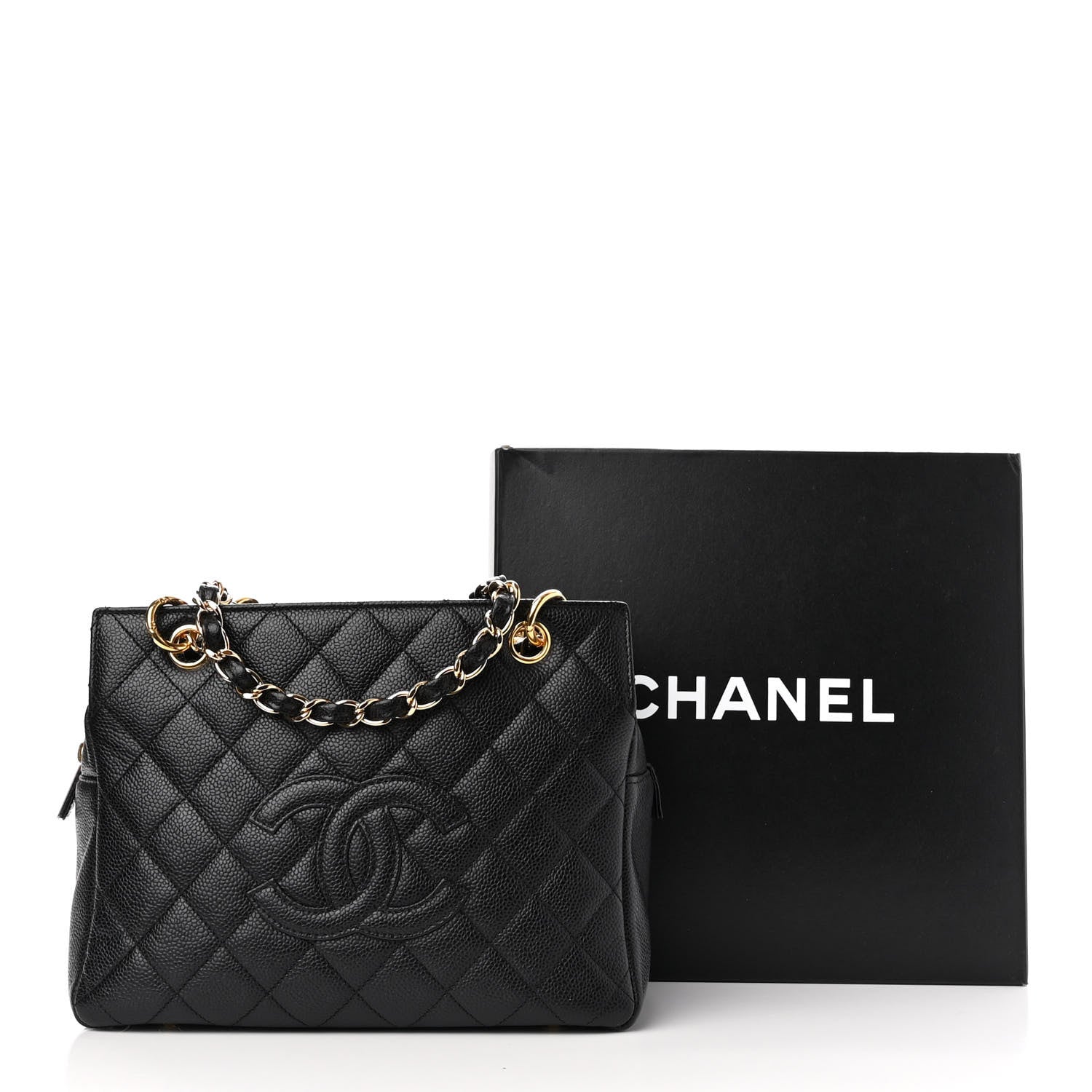 Chanel Caviar Quilted Petit Timeless Tote PTT Black 11 of 11