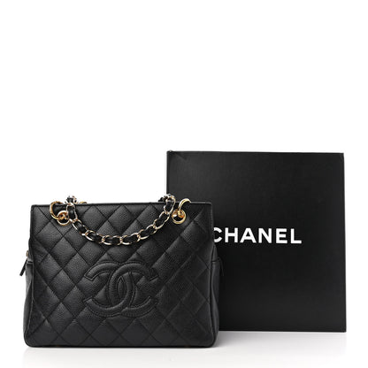 Chanel Caviar Quilted Petit Timeless Tote PTT Black 11 of 11