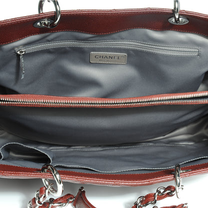 Chanel Caviar XL Grand Shopping Tote GST Dark Red 6 of 8