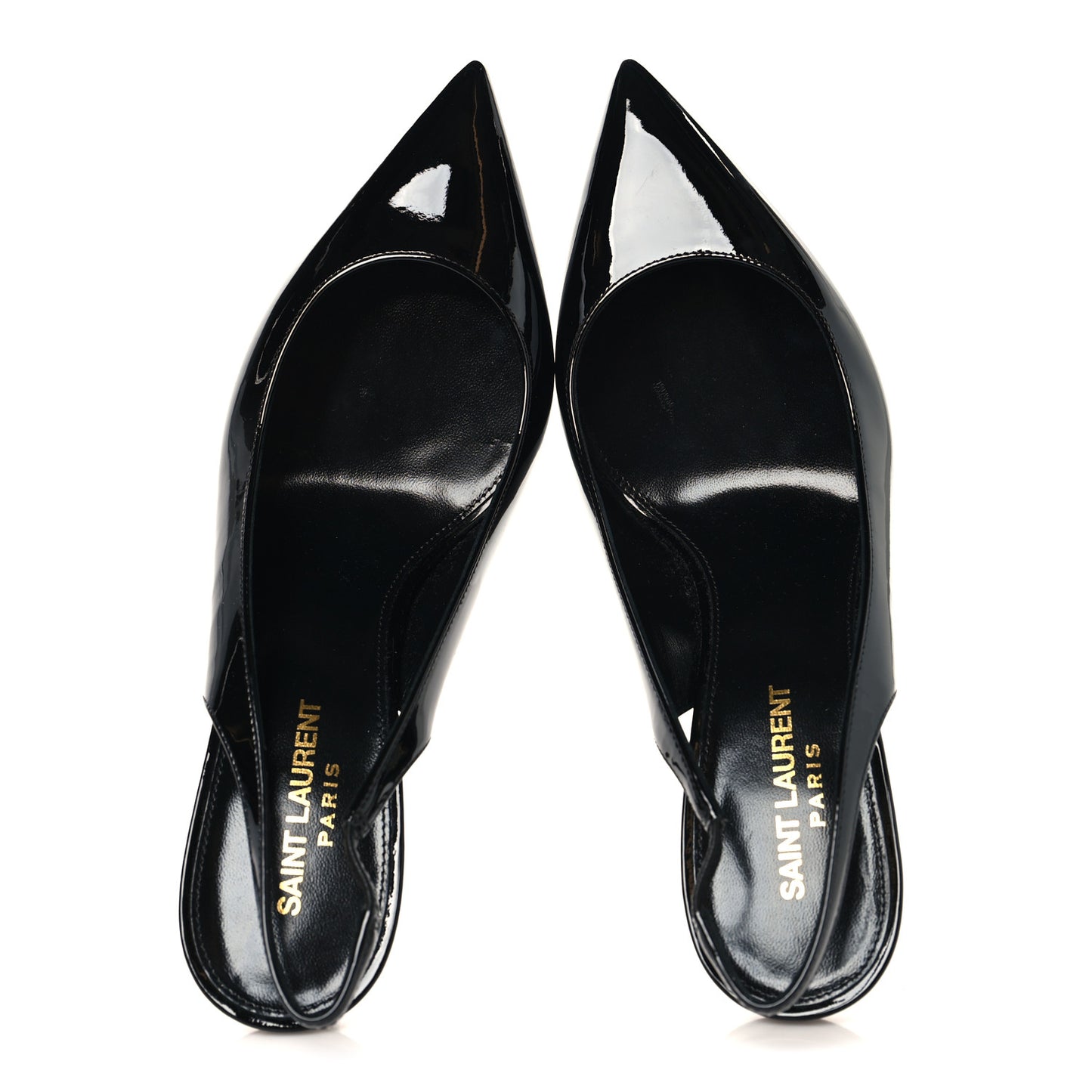 Patent Opyum 110 Slingback Pumps 38 Black