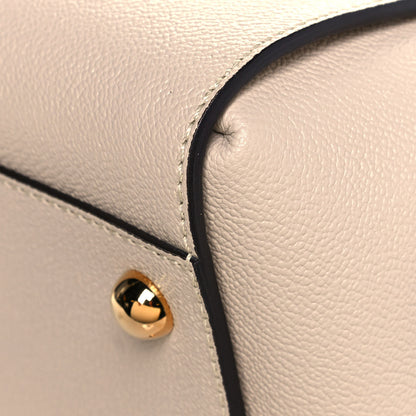 Burberry Soft Grain Calfskin Medium Buckle Tote Limestone 13 of 16