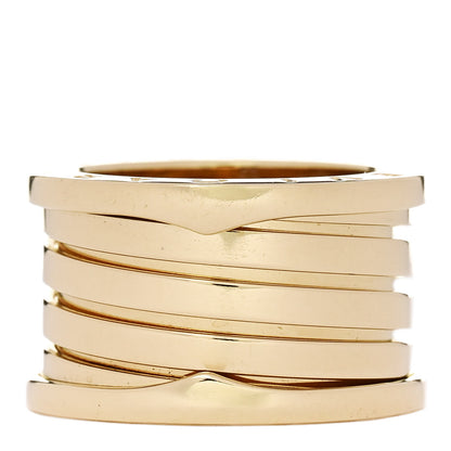 Bulgari 18K Yellow Gold B.Zero1 Five-Band Anniversary Ring 53 6.25 3 of 6