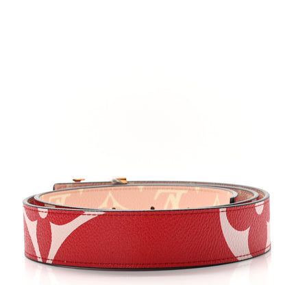 Louis Vuitton Giant Monogram 30mm LV Iconic Reversible Belt 85 34 Rouge 2 of 6
