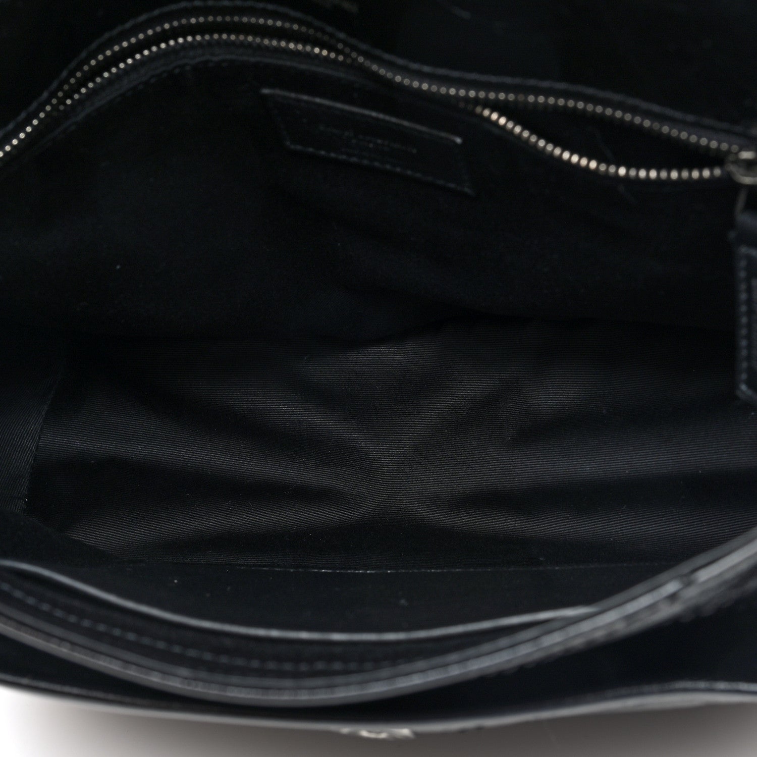 Saint Laurent Crinkled Calfskin Matelasse Monogram Medium Niki Chain Satchel Black 5 of 9