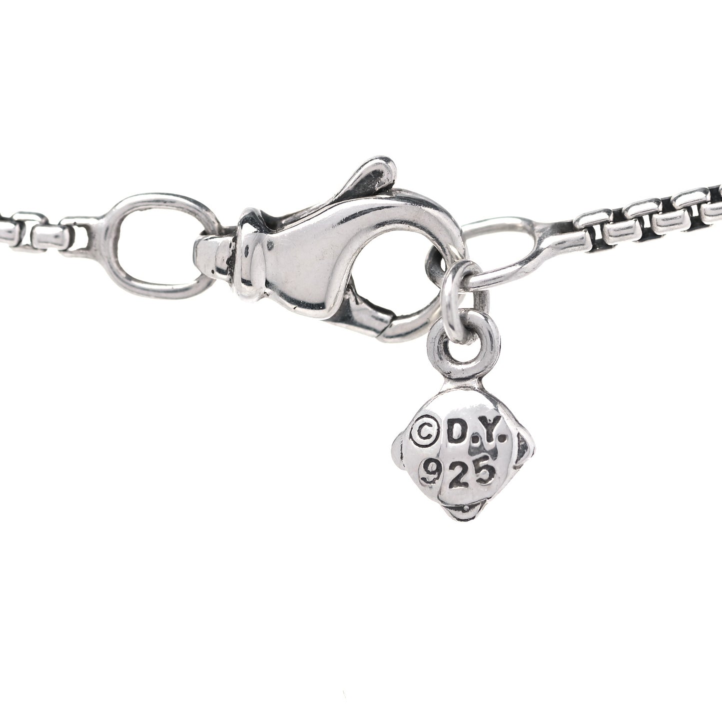 Sterling Silver Diamond Mobile Circle Pendant Necklace