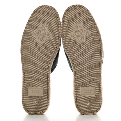 Gucci Nappa Wool Womens Fria Slippers 38 Black Butterscotch 5 of 9