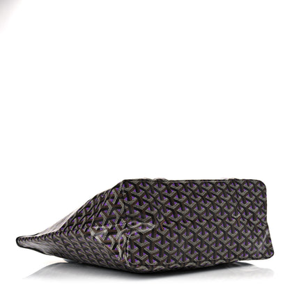Goyard Goyardine Saint Louis Claire Voie PM Black Violet 4 of 9