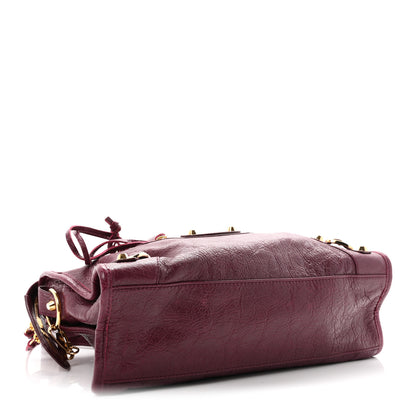 Balenciaga Agneau Classic Gold Hardware S City Violet Prune 5 of 11