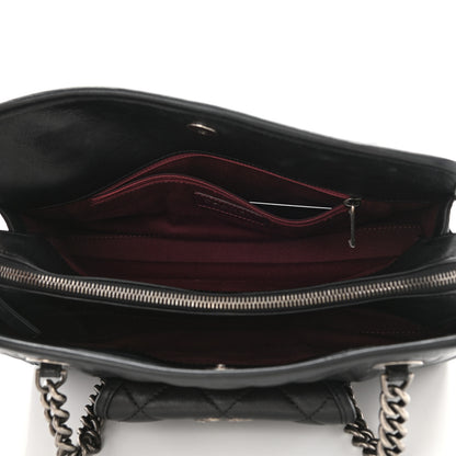 Chanel Calfskin Quilted Small Casual Riviera Zip Shoulder Bag Black 5 of 10