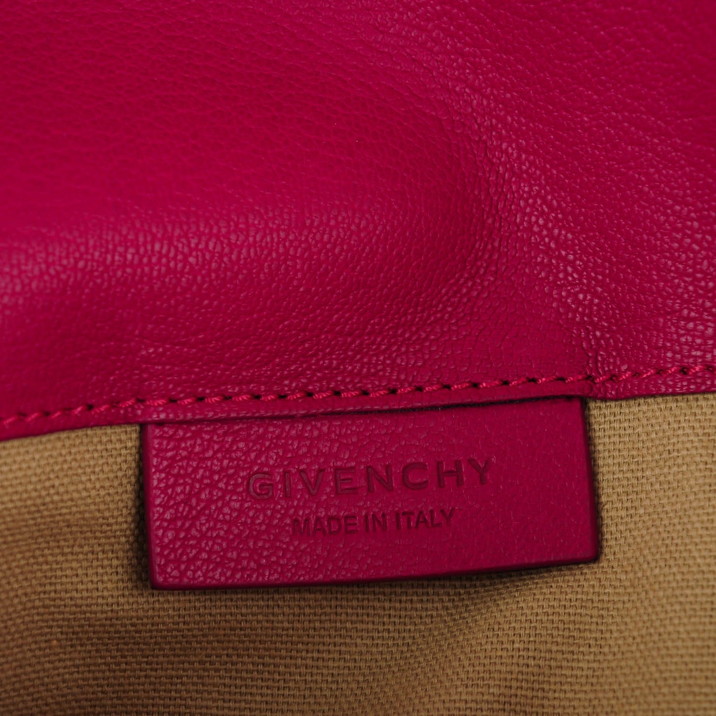Sugar Goatskin Medium Antigona Envelope Clutch Magenta