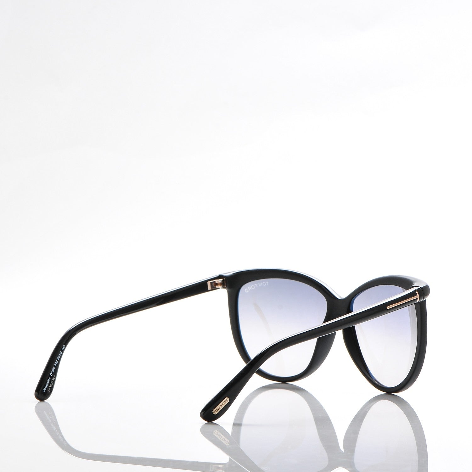 Tom Ford Josephine Sunglasses TF296 Black 4 of 9