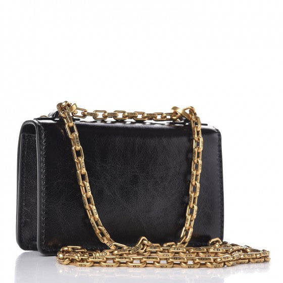 Christian Dior Grained Calfskin Mini J'Adior Chain Flap Bag Black 3 of 7