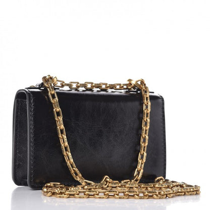 Christian Dior Grained Calfskin Mini J'Adior Chain Flap Bag Black 3 of 7