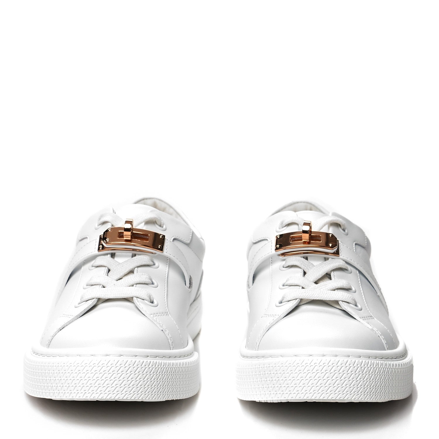 Hermes Calfskin Day Sneakers 36.5 White 2 of 8