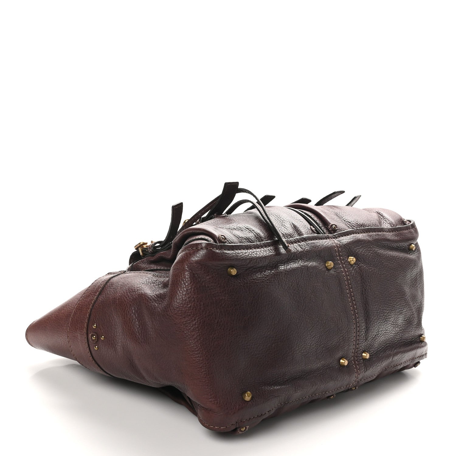 Chloe Calfskin Paddington Front Pocket Tote Chocolate 3 of 6