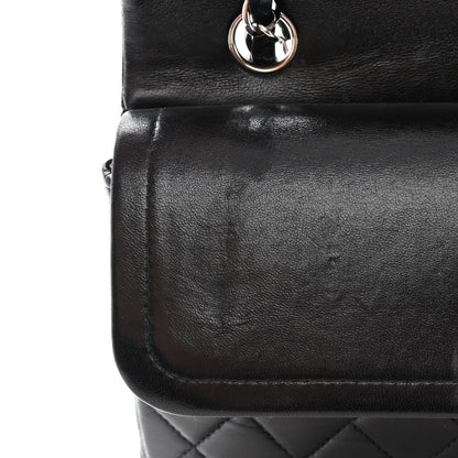 Chanel Lambskin Quilted Medium Double Flap Black 13 of 19