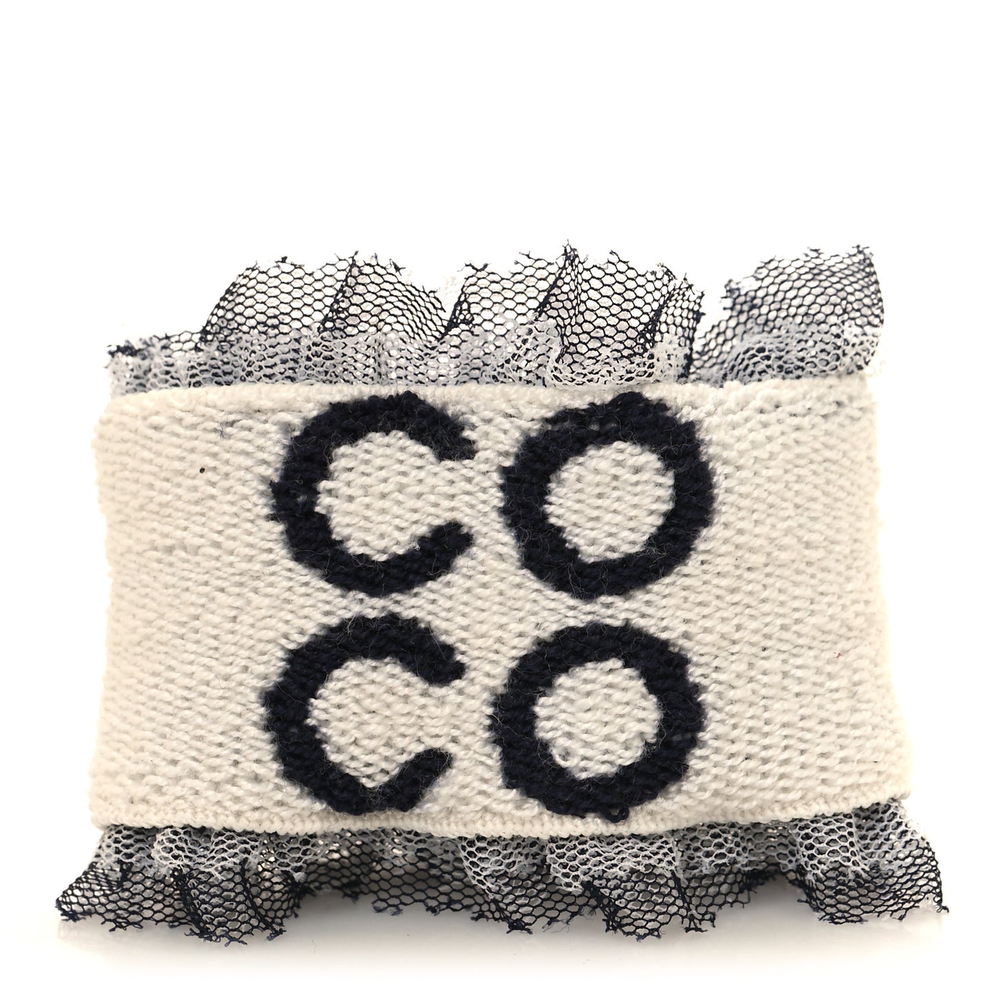 Coco Tennis Wimbledon Champ Wristband Bracelet White