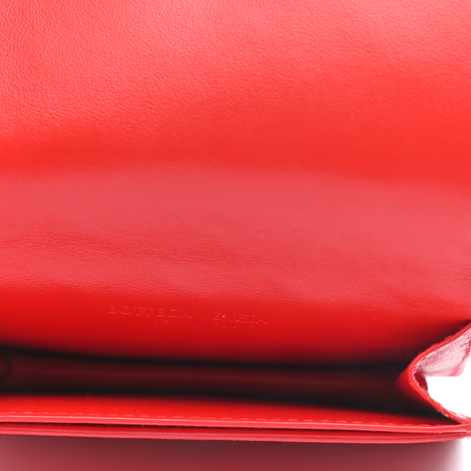 Bottega Veneta Nappa Intrecciato Card Holder Red 5 of 6