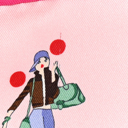 Hermes Silk Ex-Libris les Parisiennes Scarf 70 4 of 9