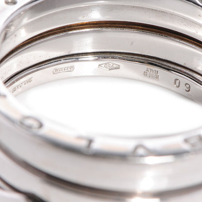 Bulgari 18K White Gold B.Zero1 Four-Band Ring 60 9 4 of 5