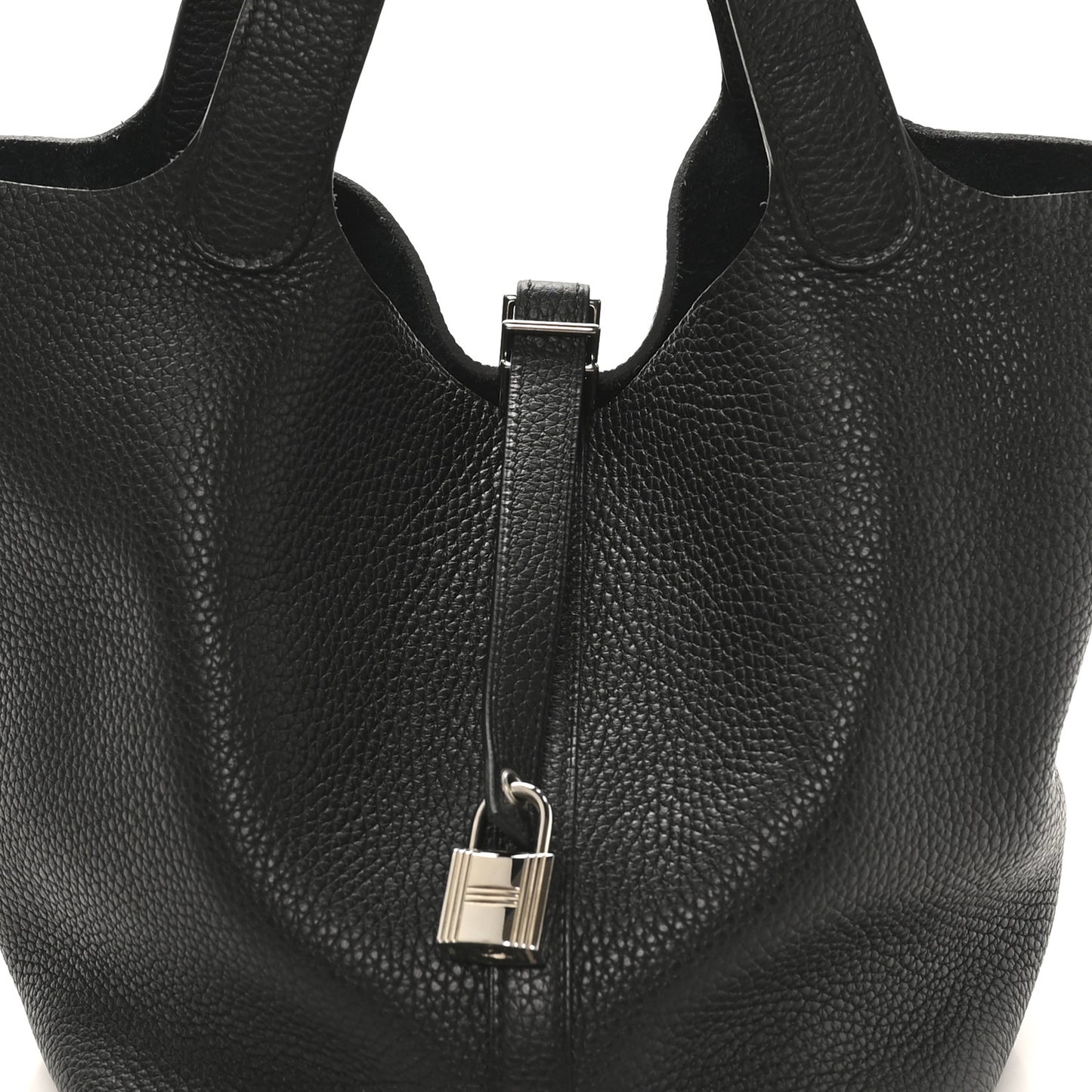 Taurillon Clemence Picotin Lock 22 MM Black