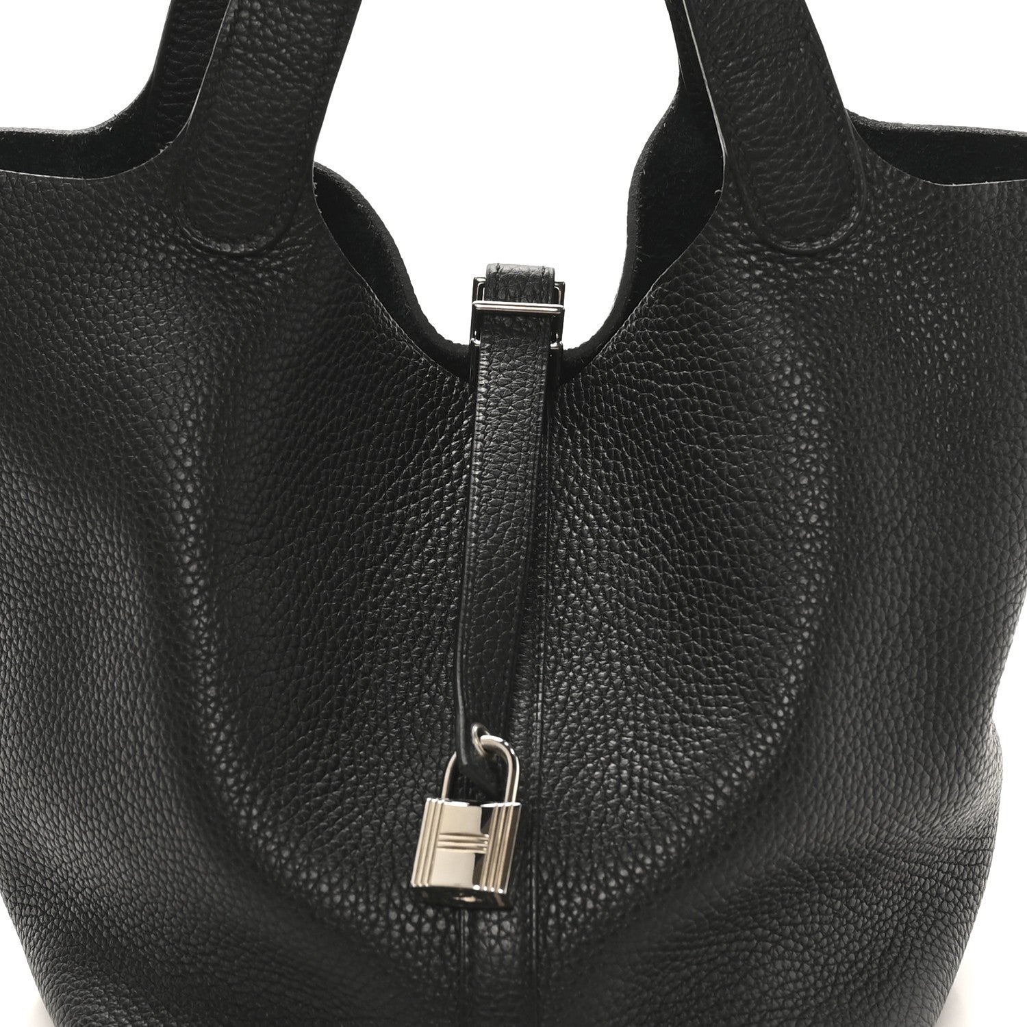 Hermes Taurillon Clemence Picotin Lock 22 MM Black 7 of 11