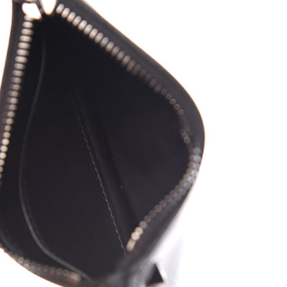 Valentino Garavani Vitello Rockstud Key Coin Case Card Holder Black 5 of 9