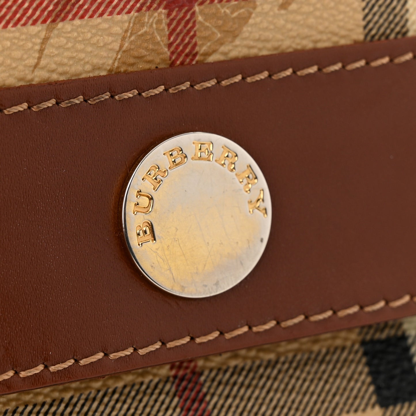 Haymarket Check Shoulder Bag Red