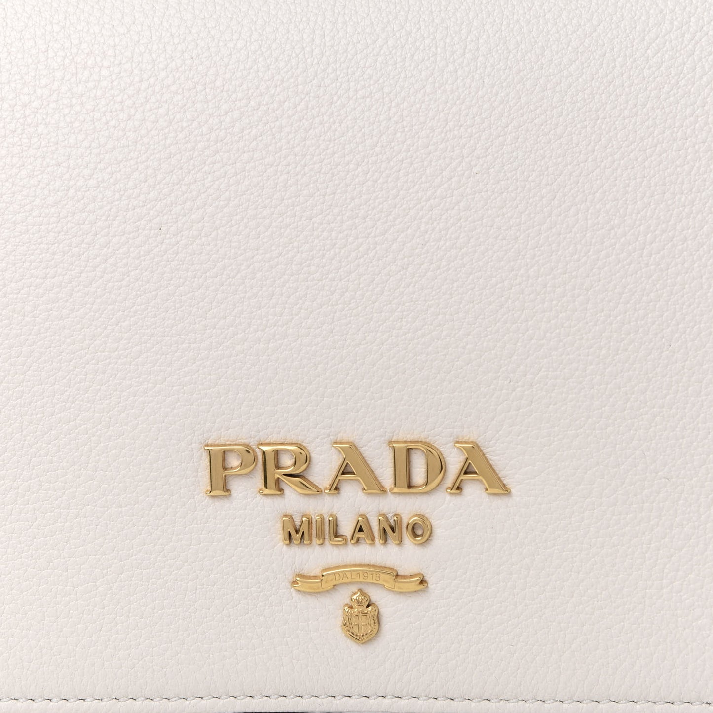 Vitello Daino Flap Crossbody Bianco