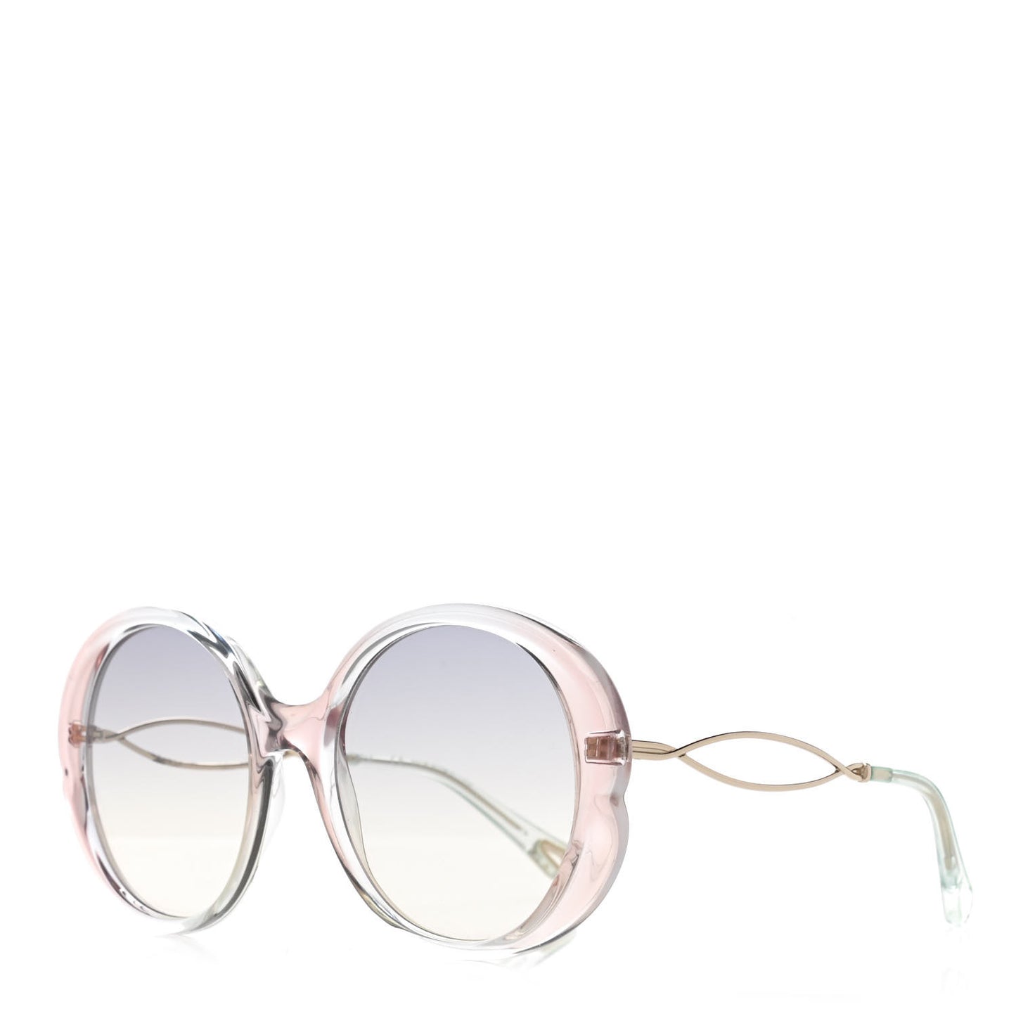 Oversized Round Sunglasses CE741S Nude