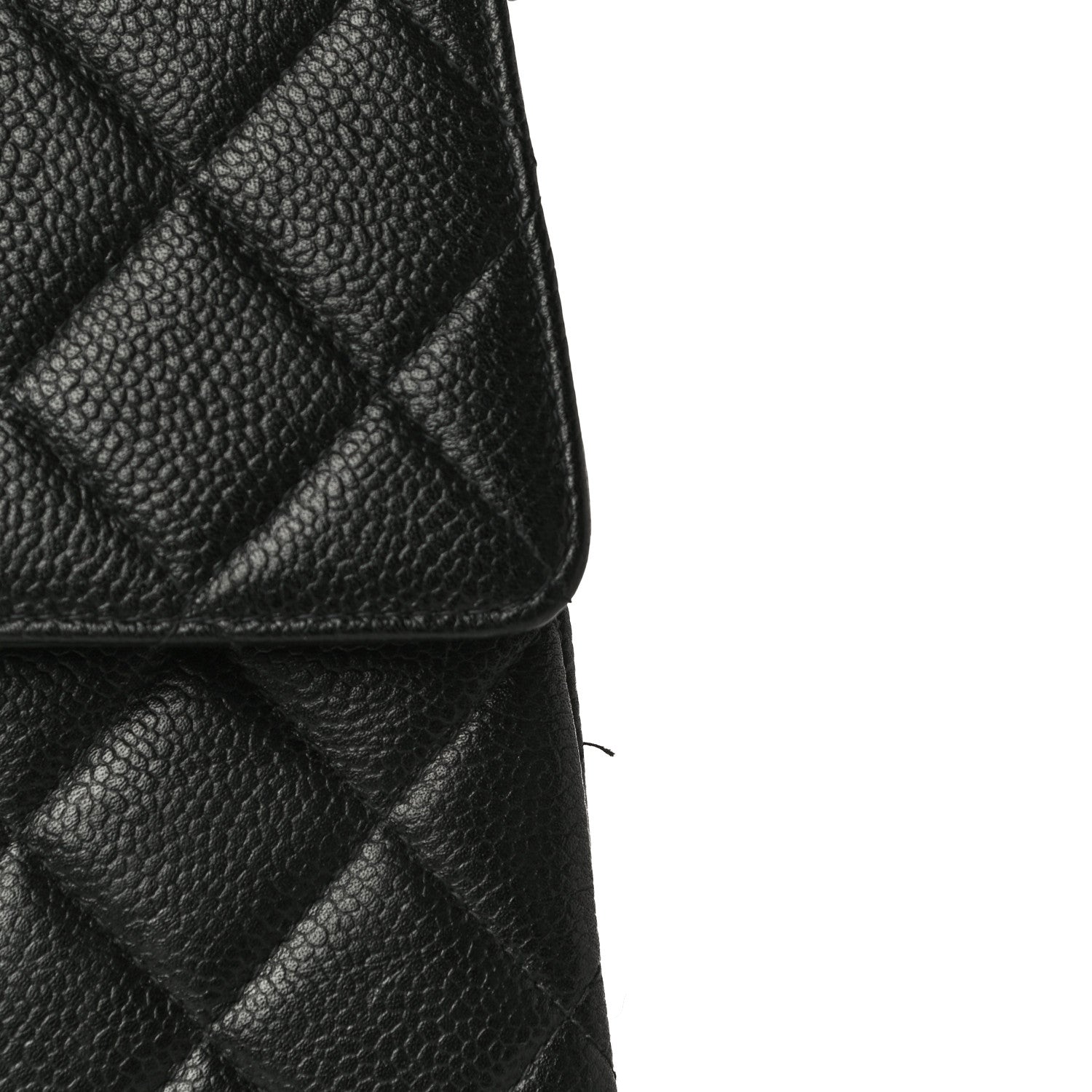 Chanel Caviar Quilted Jumbo Kelly Flap Black 12 of 12