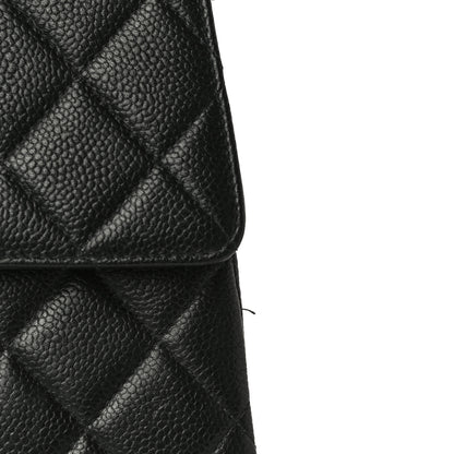 Chanel Caviar Quilted Jumbo Kelly Flap Black 12 of 12