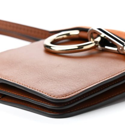 Chloe Suede Calfskin Mini Faye Bracelet Bag Tobacco 9 of 9