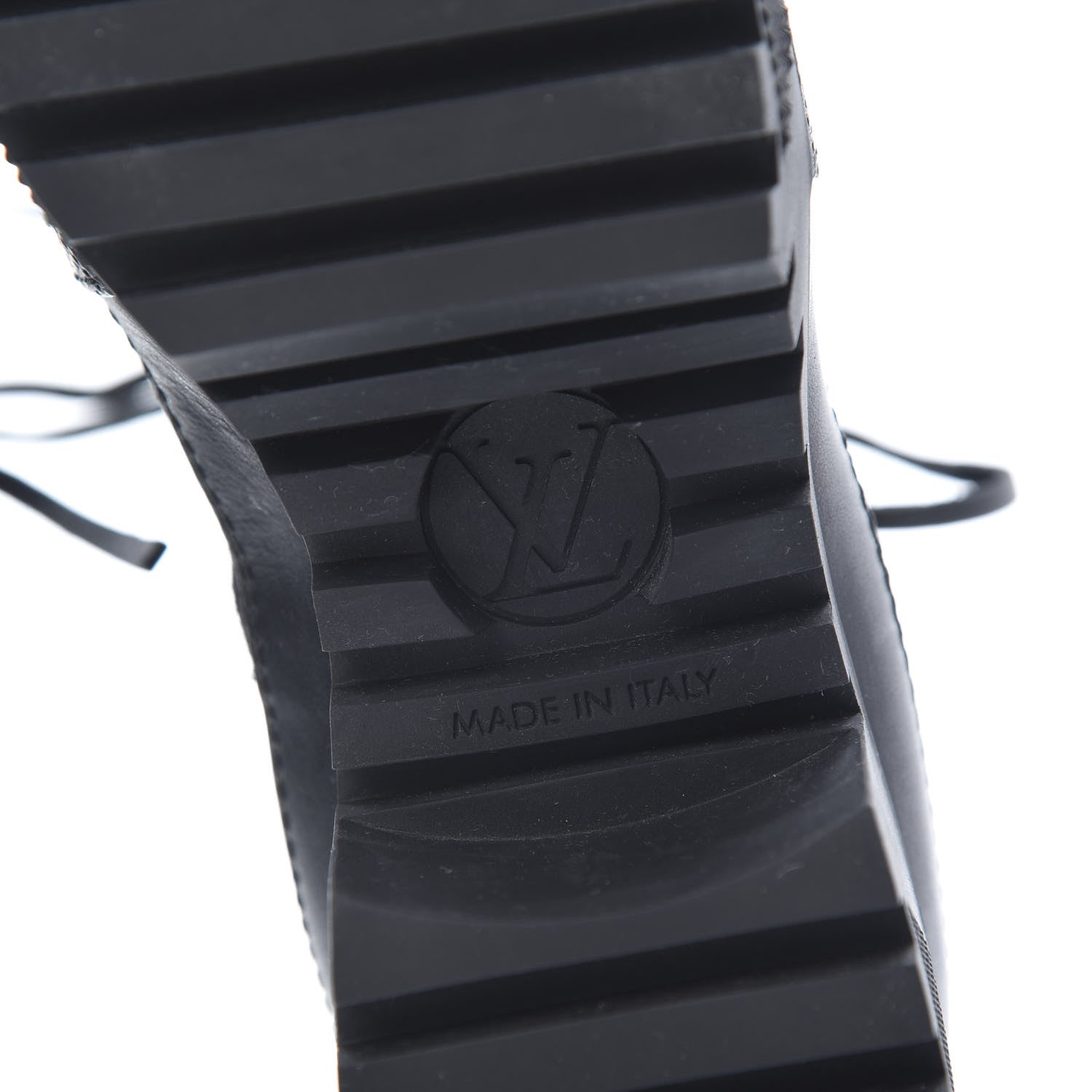 Louis Vuitton Suede Calfskin Monogram LV Black Heart Laureate Platform Desert Boots 35.5 Black 6 of 6