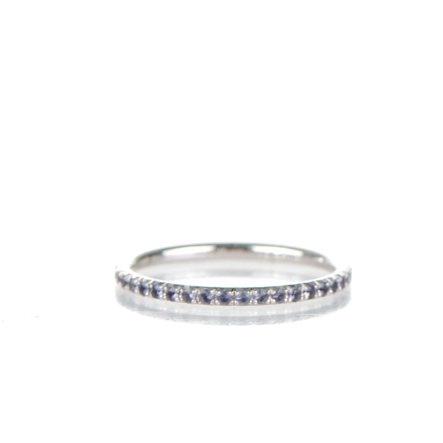 18K White Gold Iolite Metro Ring 5